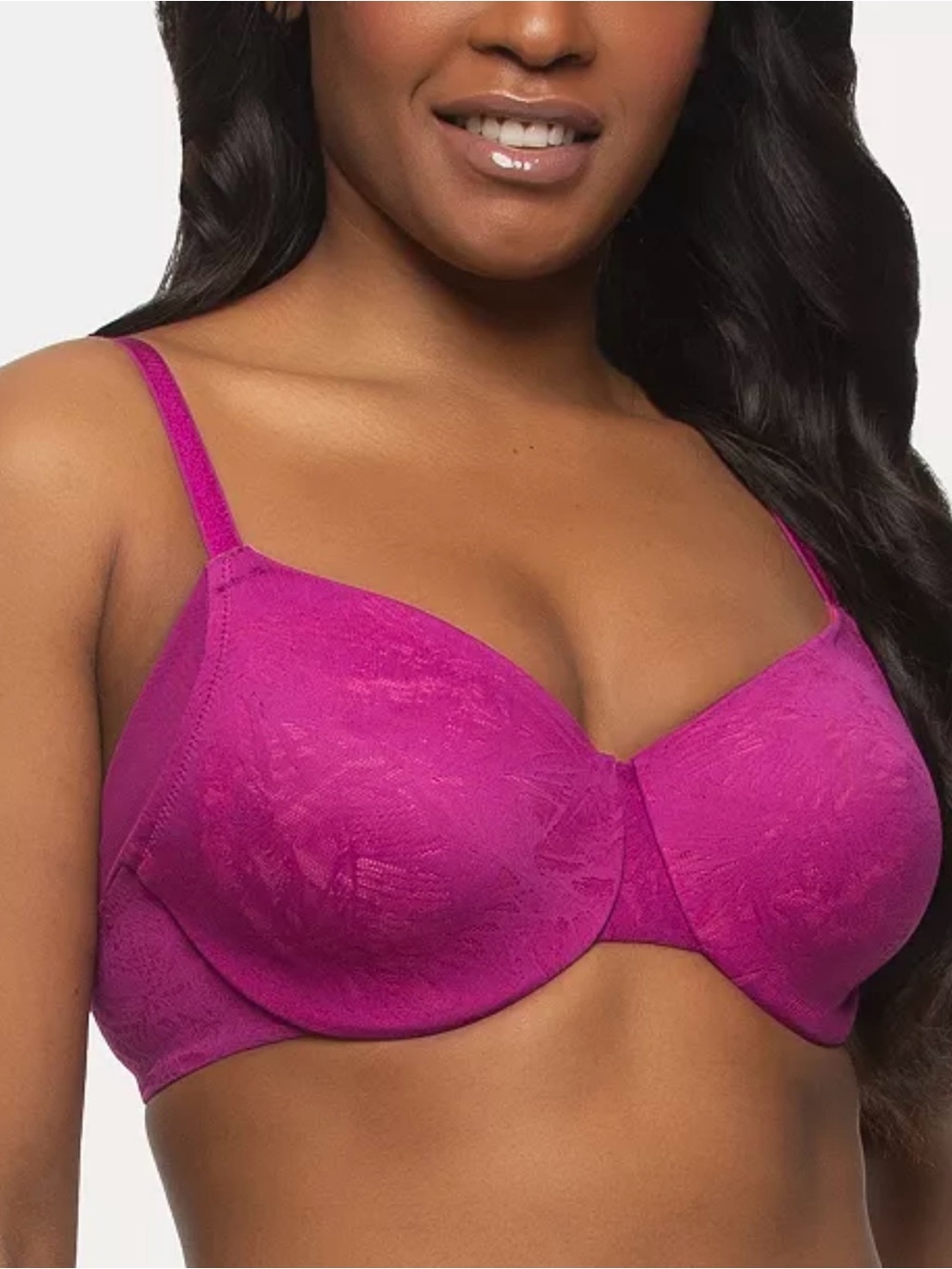 Paramour by Felina 34H Jessamine Full Figure Minimizer Bra NWT 115083